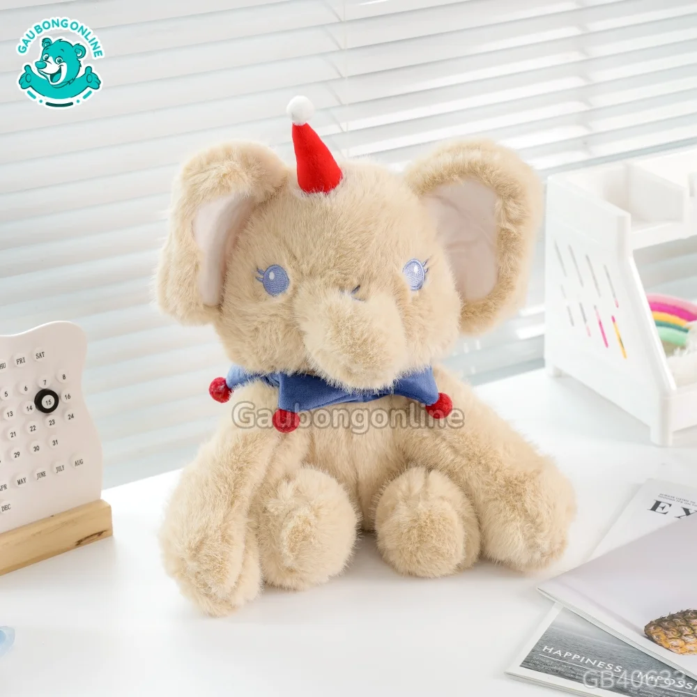 Voi Bông Ngồi Mũ Đỏ