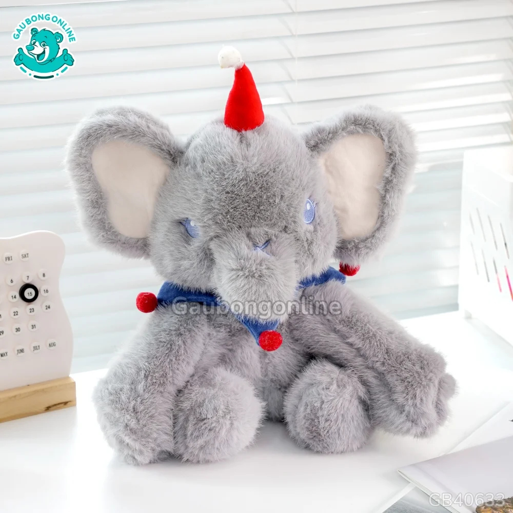 Voi Bông Ngồi Mũ Đỏ