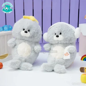 Gấu Bông Sư Tử Biển Đội Khăn Tắm