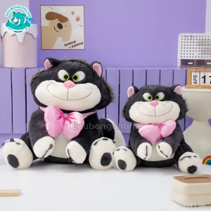 Mèo Lucifer Bông Đeo Nơ Hồng