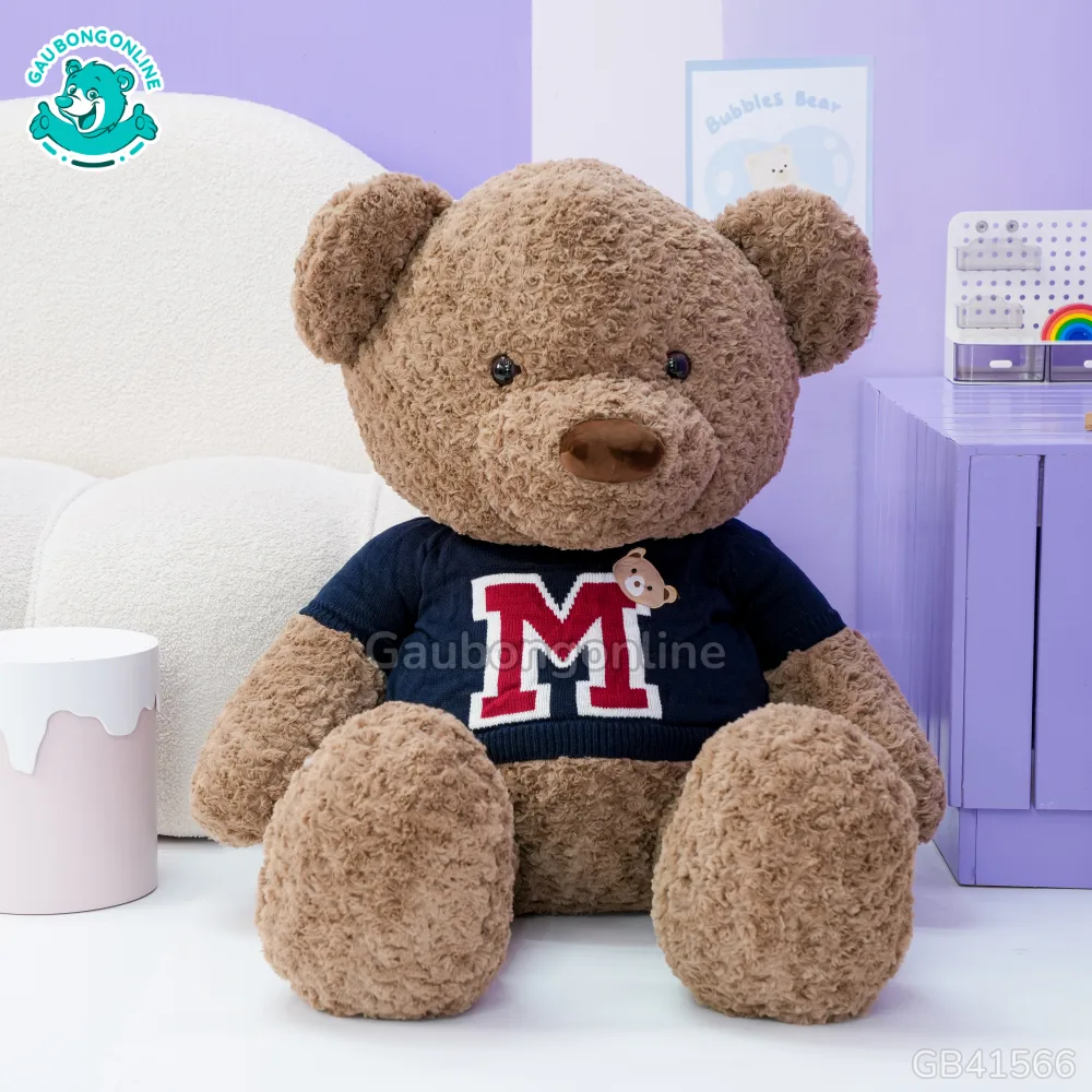 Gấu Bông Teddy Áo Len Chữ M