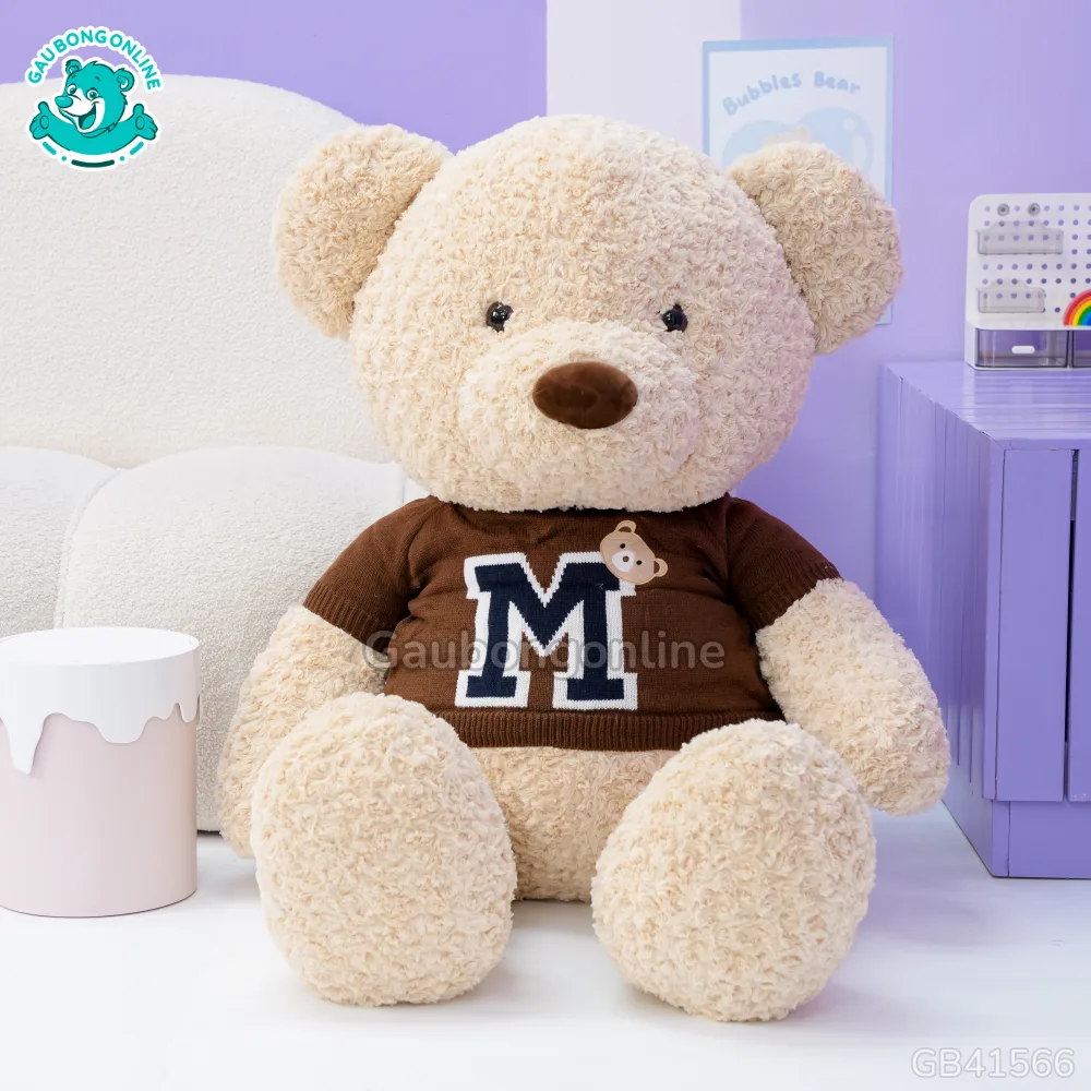 Gấu Bông Teddy Áo Len Chữ M