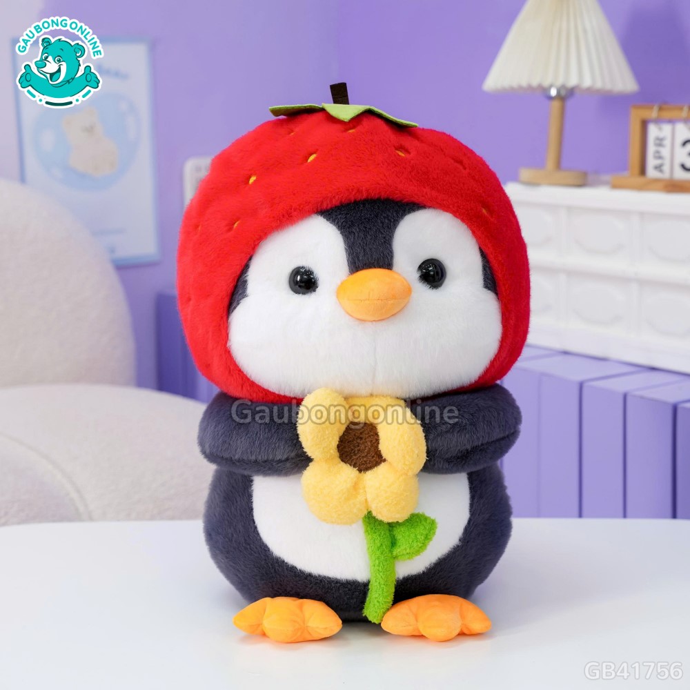 Cánh Cụt Mũ Dâu Cầm Hoa êm ái
