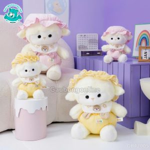 Gấu Bông Cừu Baby Mũ Bỉm Bèo