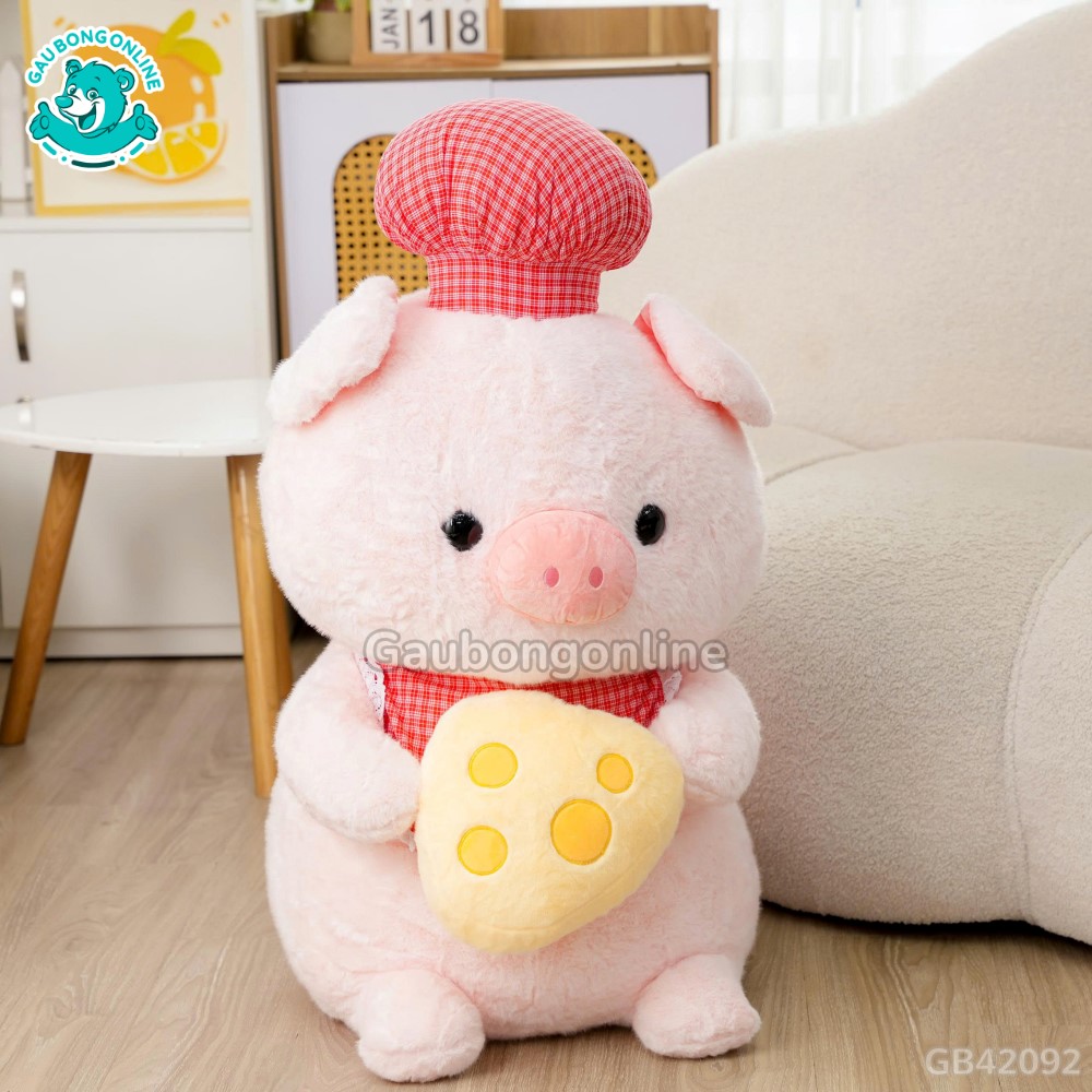 Heo Mũ Yếm Kẻ Cầm Cheese bigsize
