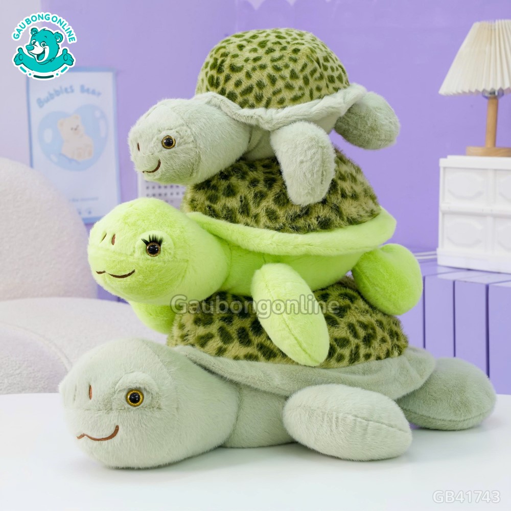 Gấu Bông Rùa Lông Lưng Đốm