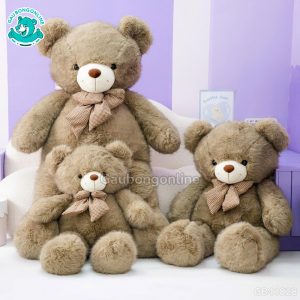 Teddy Lông Tiểu Kim Nơ Kẻ