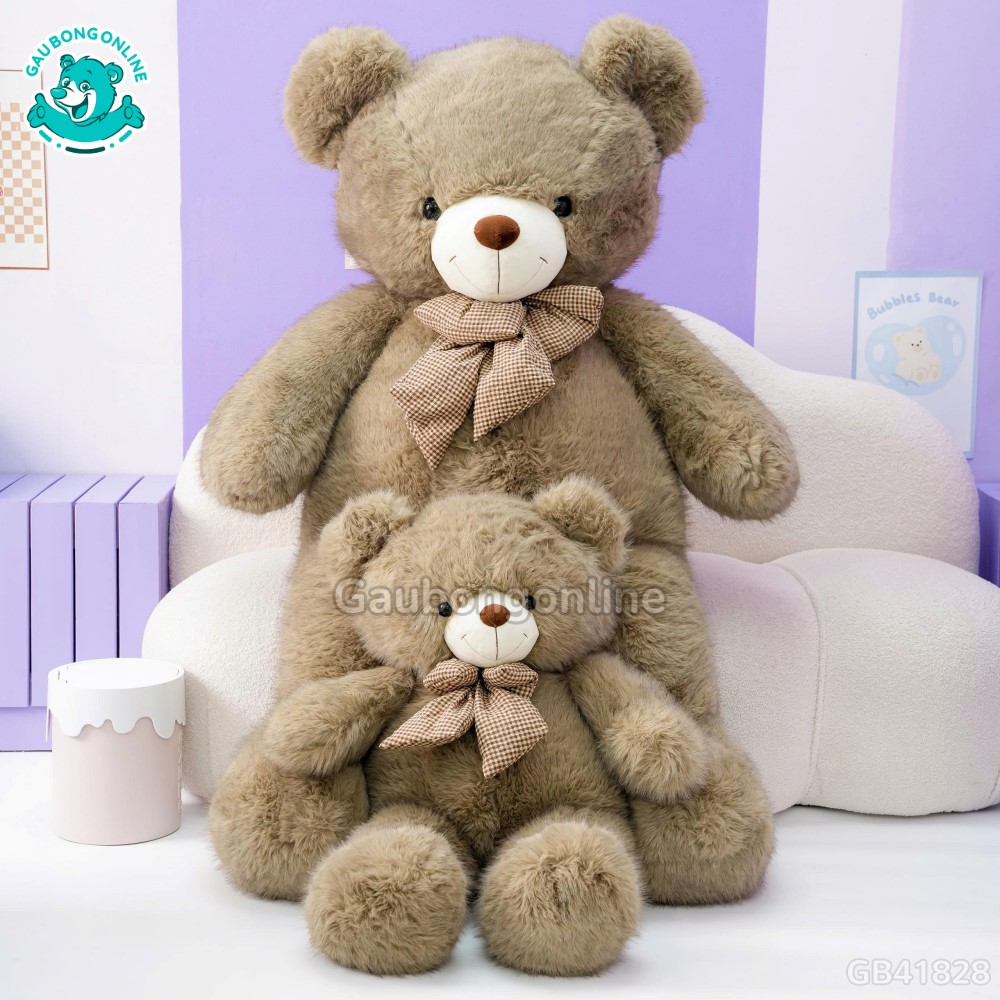 Teddy Lông Tiểu Kim Nơ Kẻ mềm mại