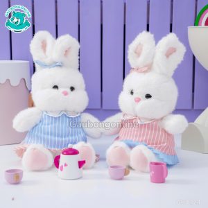 Thỏ Váy Kẻ Xếp Ly